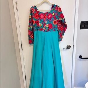 Colorful Floral Maxi Dress